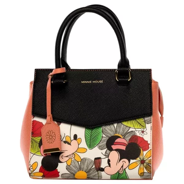 Loungefly Disney Minnie Mouse Flowers Crossbody Purse