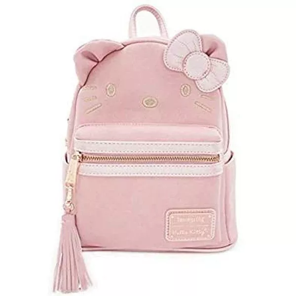 Loungefly Hello Kitty Face Metallic Mini Backpack