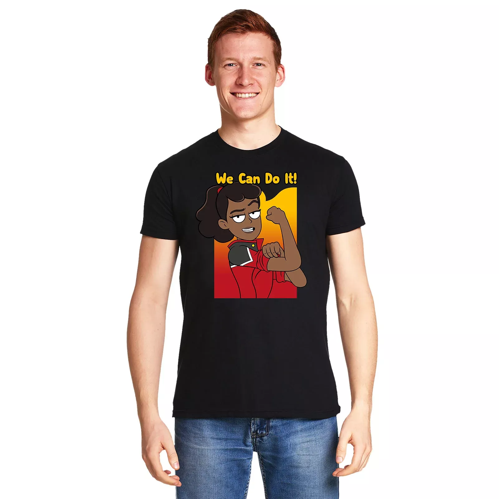 Lower Decks Do It! T-Shirt for Star Trek Fans Black