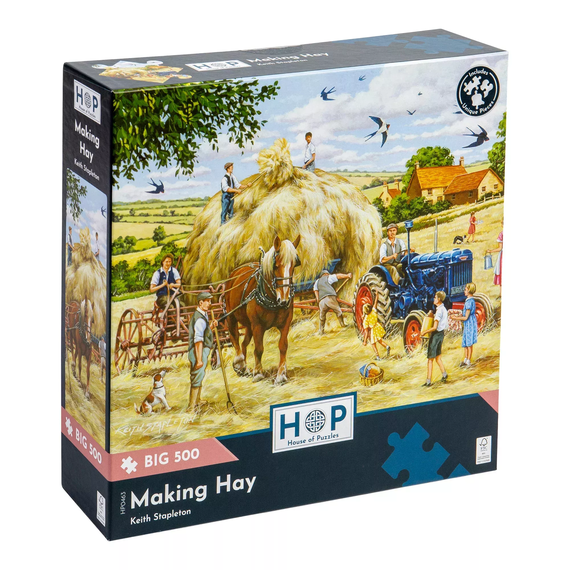 Making Hay – BIG 500 Piece Jigsaw Puzzle