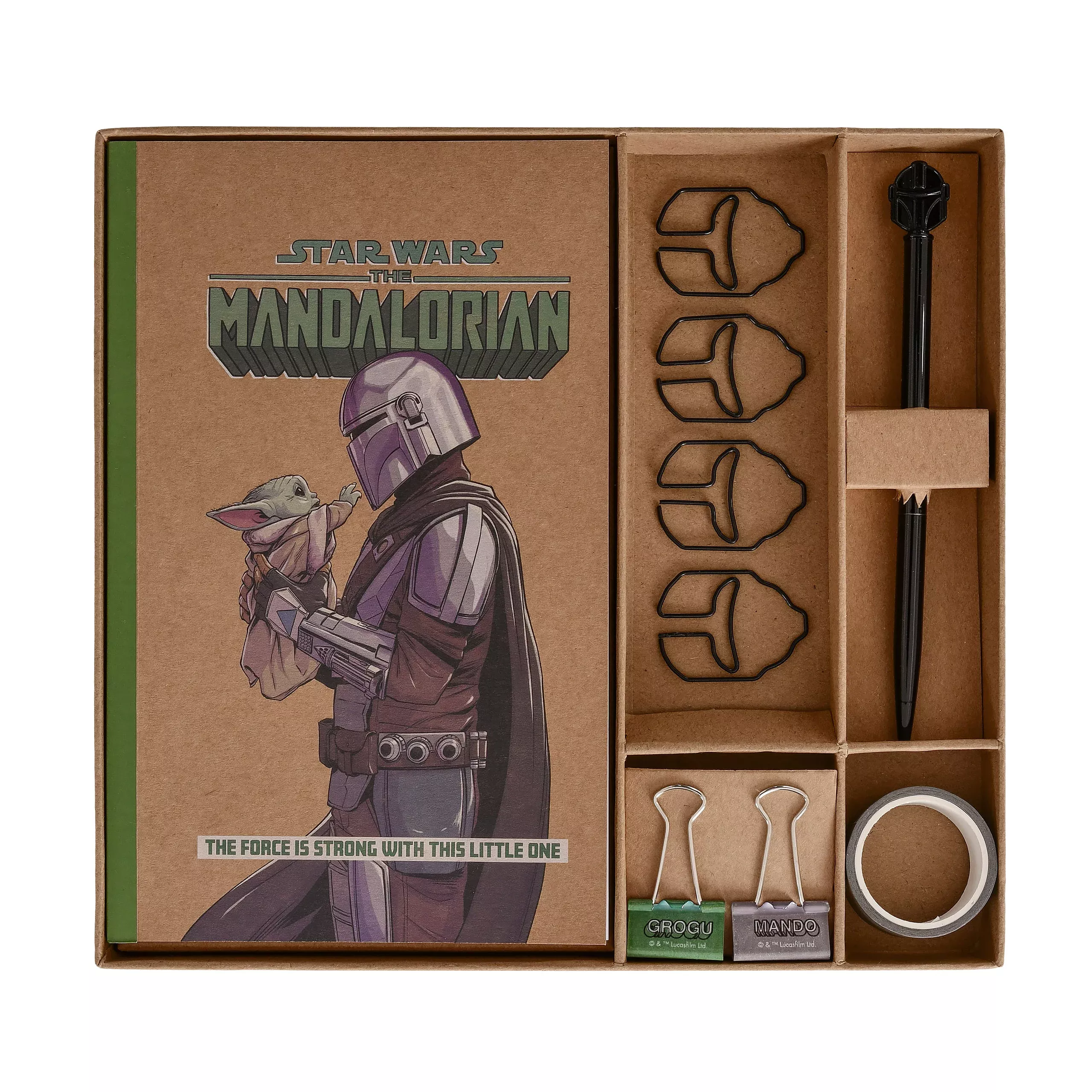 Mandalorian with Grogu Writing Set - Star Wars The Mandalorian