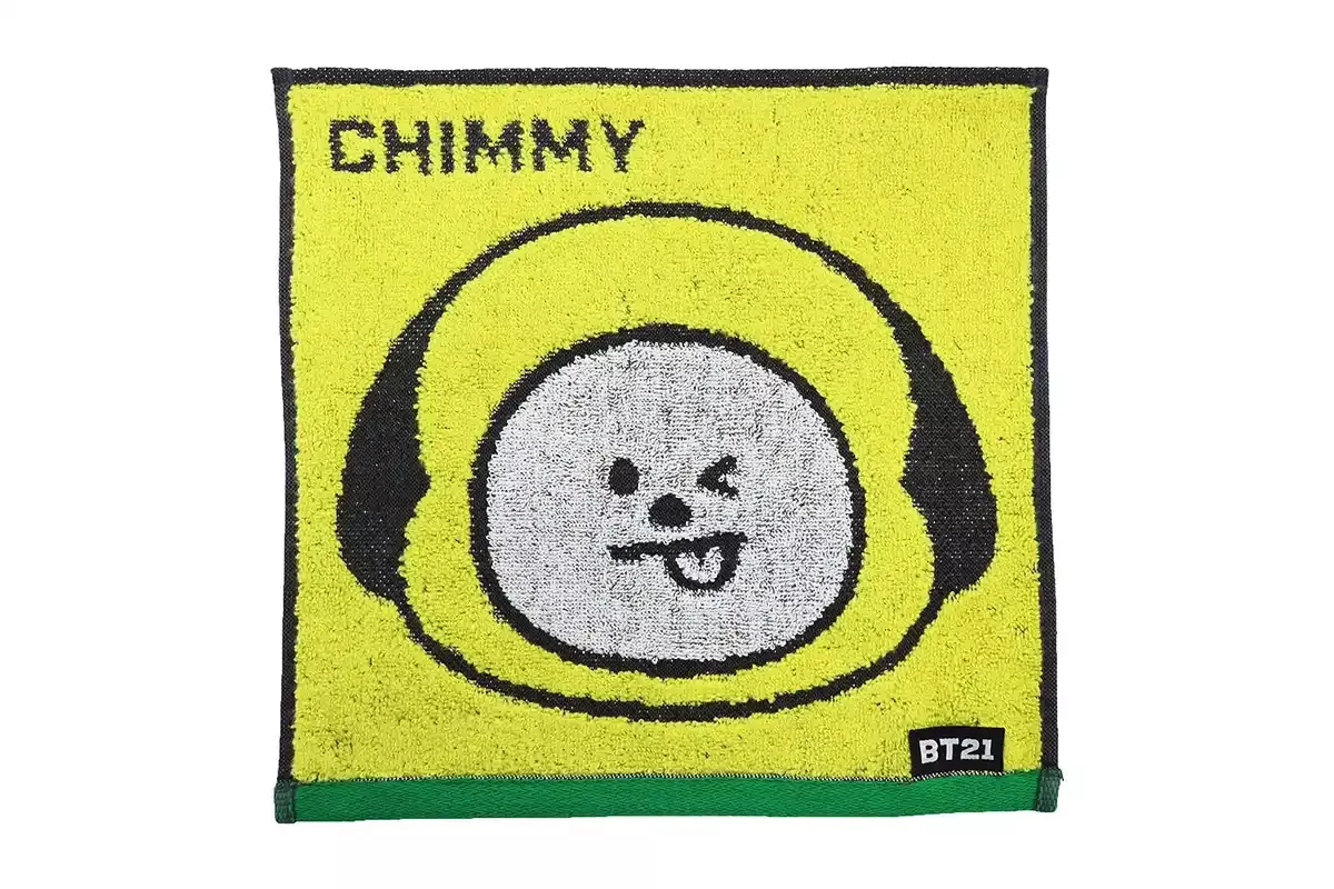 MARUSHIN - Bt21 Hand Towel 'Face Chimmy'