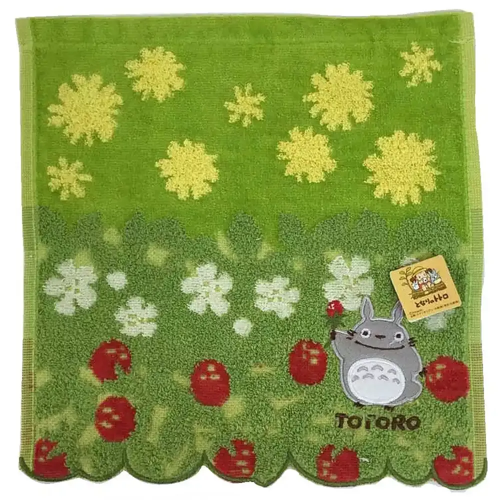 MARUSHIN Studio Ghibli Hand Towel My Neighbor Totoro ’Dandelion And Raspberry’