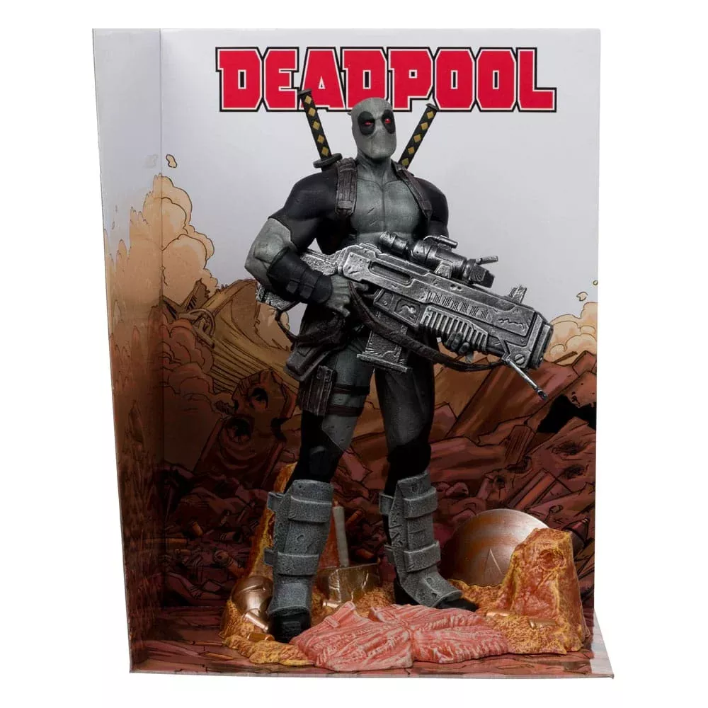 Marvel Collection PVC Statue 1/6 Deadpool (Deadpool #1) (Grey Suit Chase) 27cm
