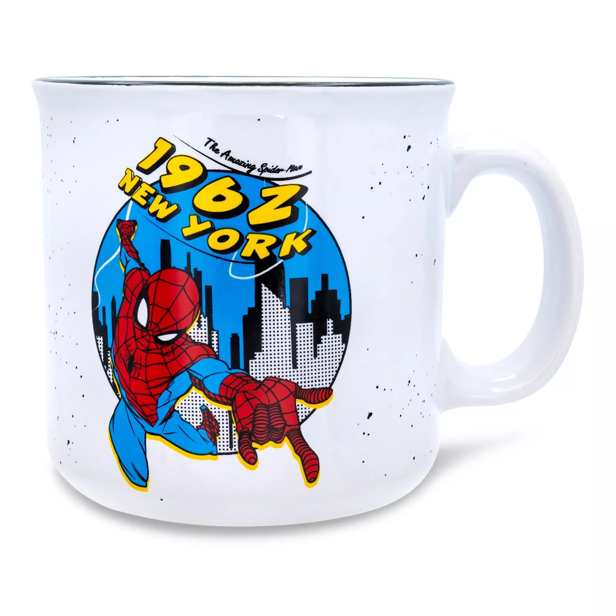Marvel Comics Spider-Man "1962" Ceramic Camper Mug | Holds 20 Ounces