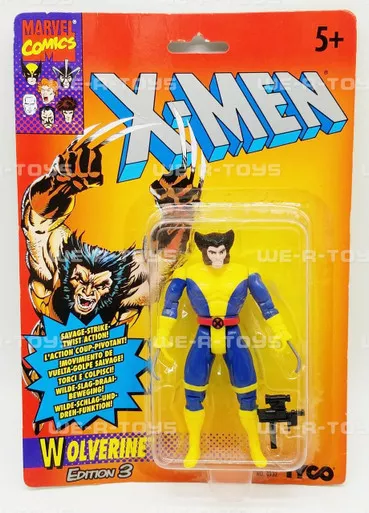 Marvel Comics X-Men Wolverine Action Figure Edition 3 TYCO No. 4932 NRFP