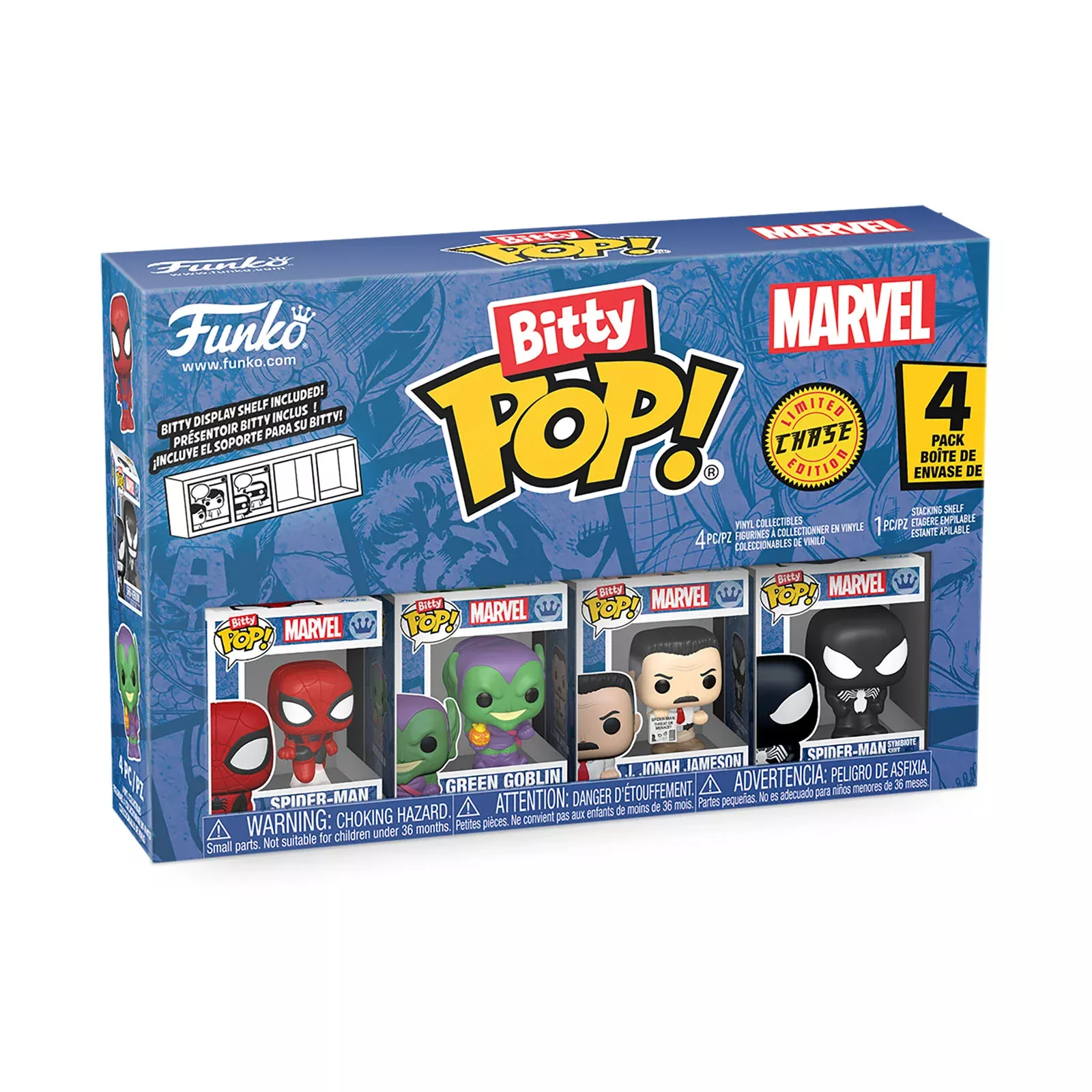 Marvel - Spider-Man Funko Bitty Pop 4-Pack Figure Set Series 1