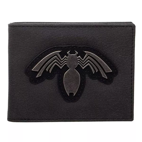Marvel Venom Distressed Metal Badge Bi-Fold Wallet
