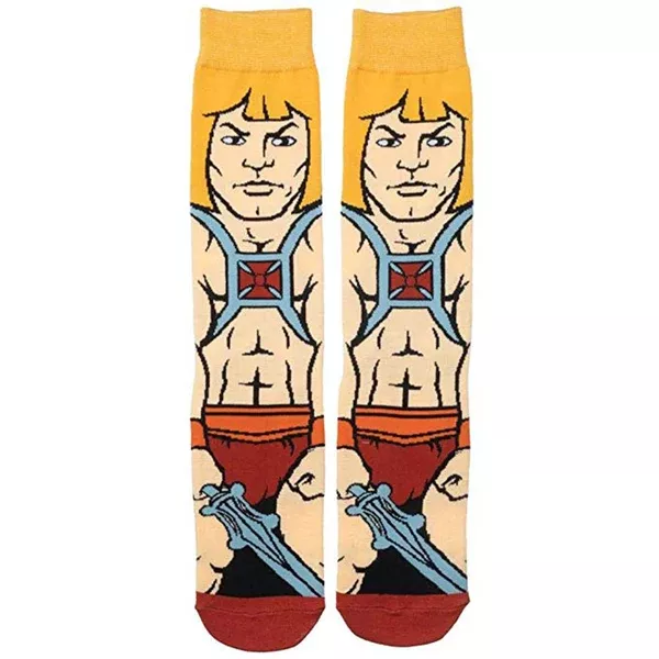 Masters Of The Universe He-Man 360 Character One Pair Men's Crew Socks