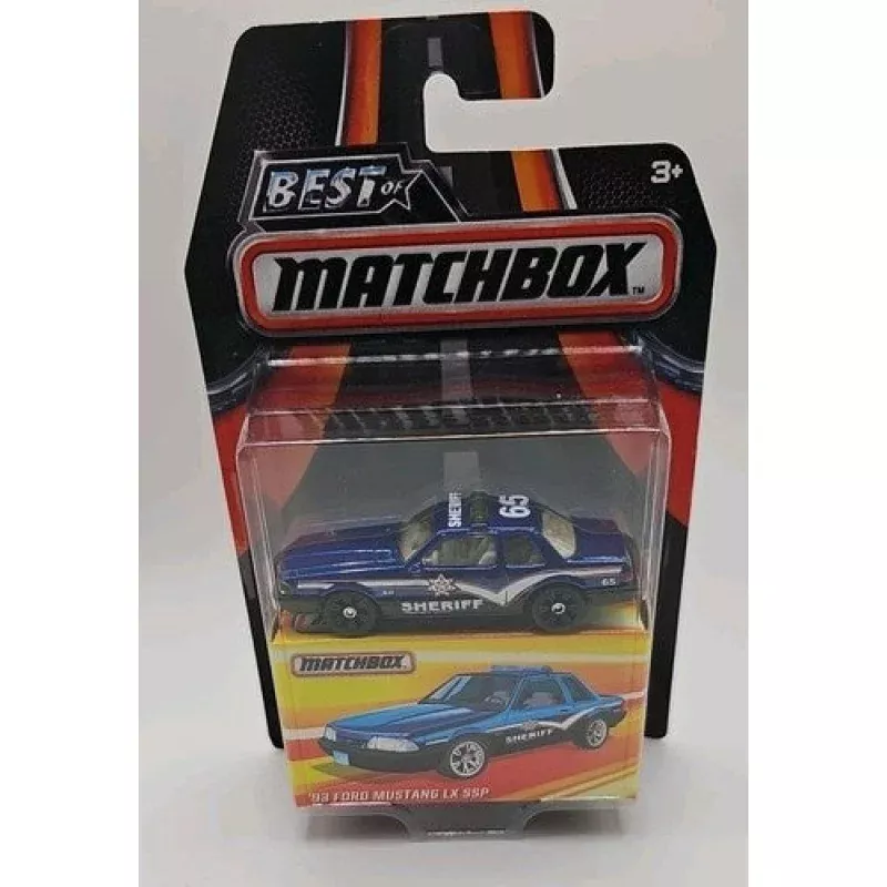 MATCHBOX 93 FORD MUSTANG LK SSP POLICECAR