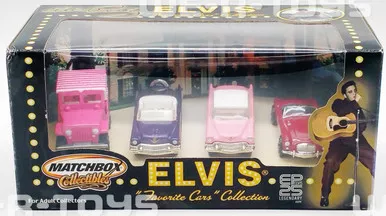 Matchbox Collectibles Elvis "Favorite Cars" Collection Mattel 2001 NRFB