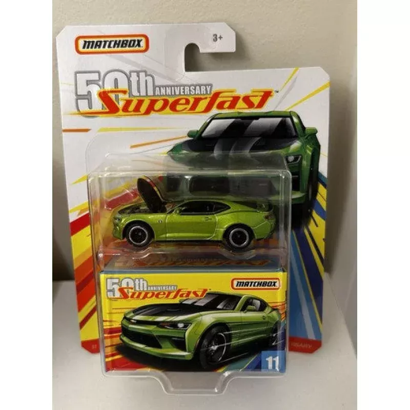 MATCHBOX SUPERFAST 50TH '17 CHEVY CAMERO GREEN