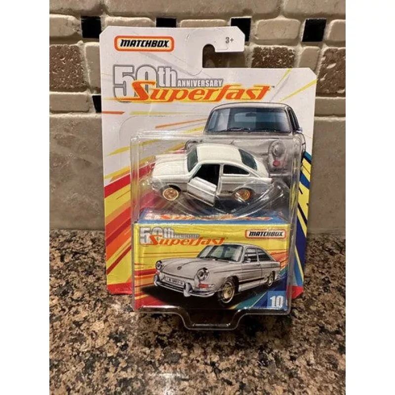 MATCHBOX SUPERFAST 50TH '65 VW TYPE3 FASTBACK WHITE