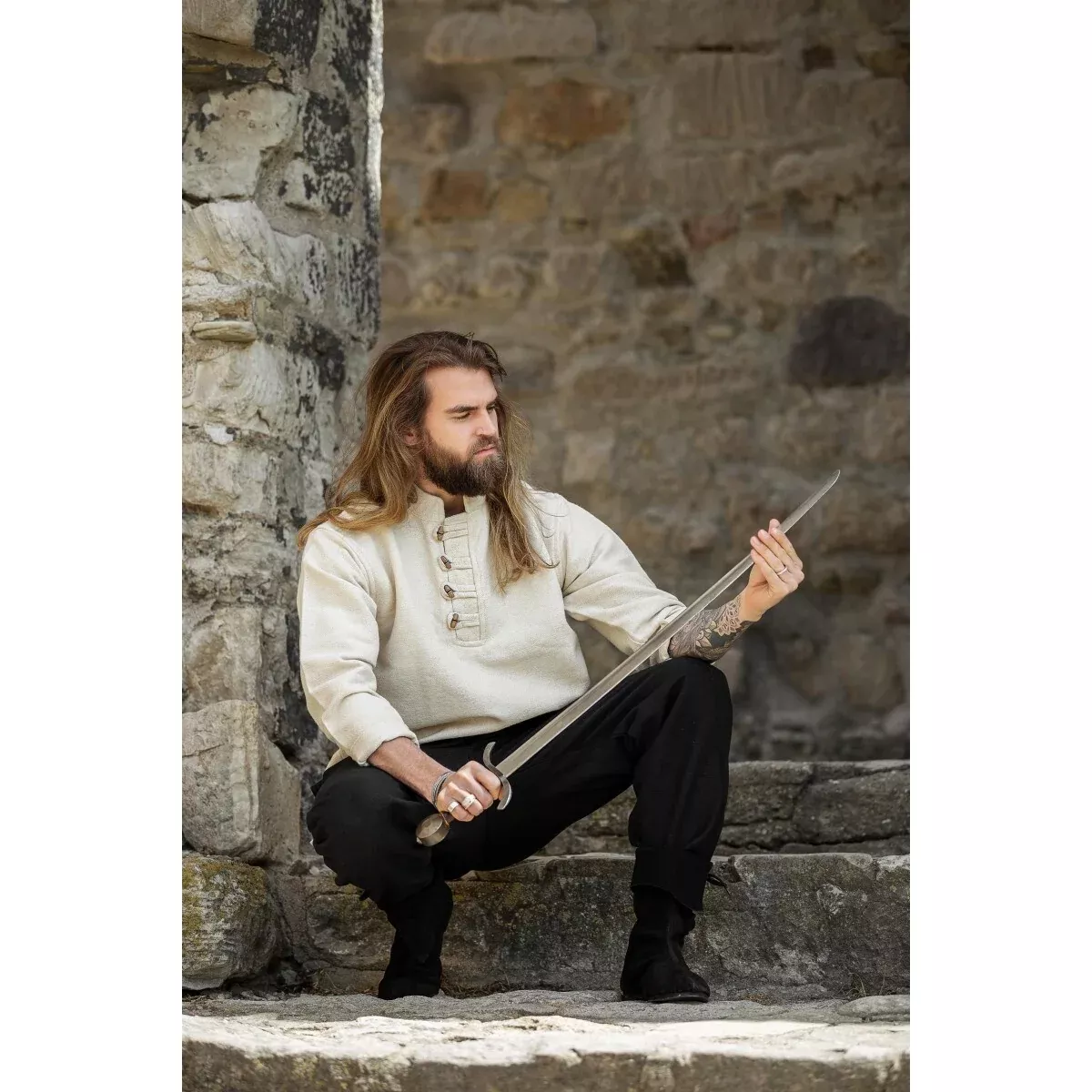Medieval Shirt Anton beige