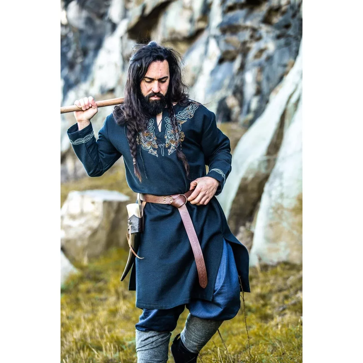 Medieval Viking Tunic Snorri black