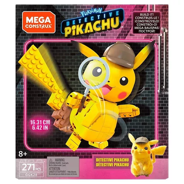 Mega Construx Pokemon Detective Pikachu Figure Building Set