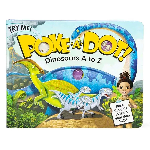 Melissa And Doug Poke A Dot 10 Dinosaurs A To Z Book