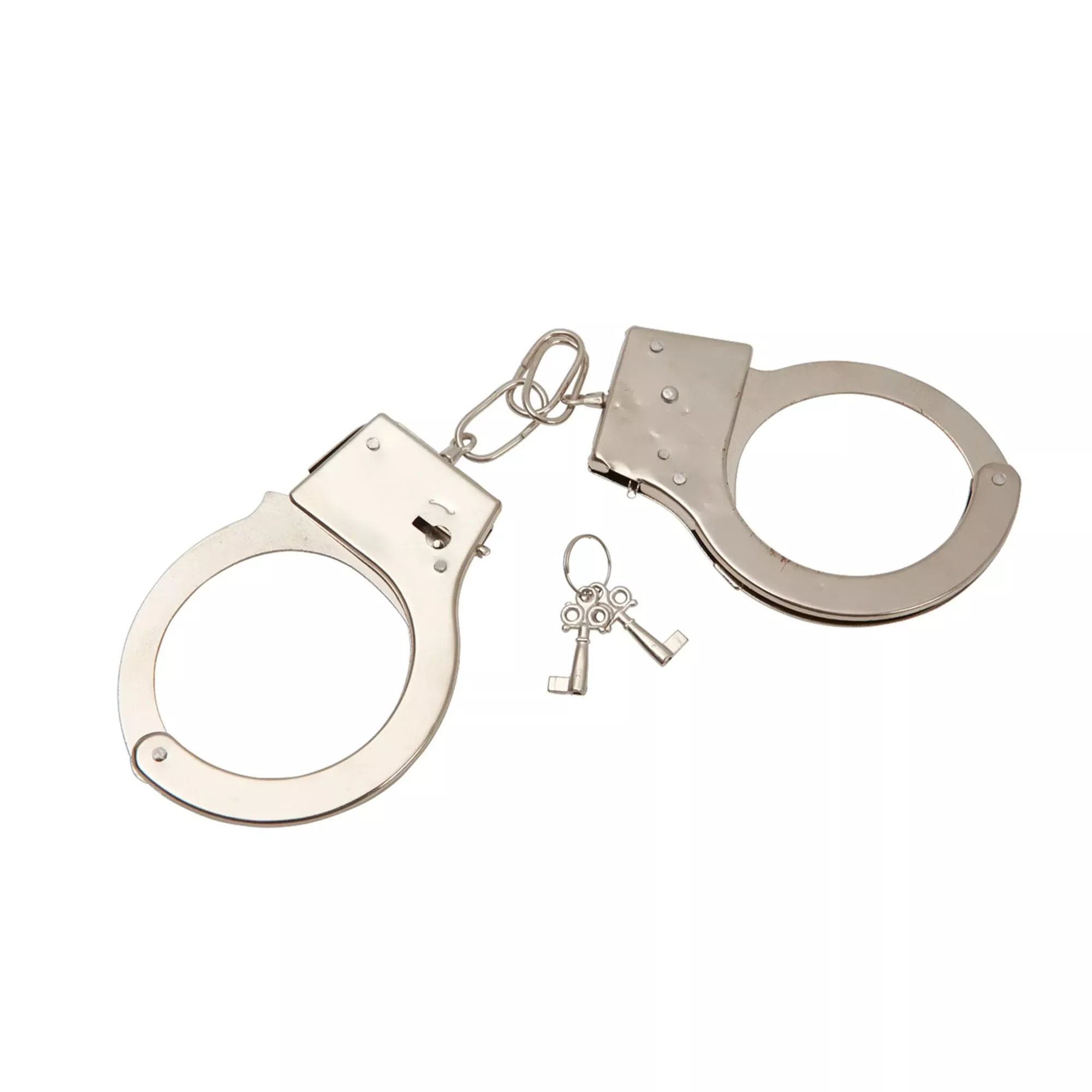Metal Handcuffs Costume Accessory | One Size