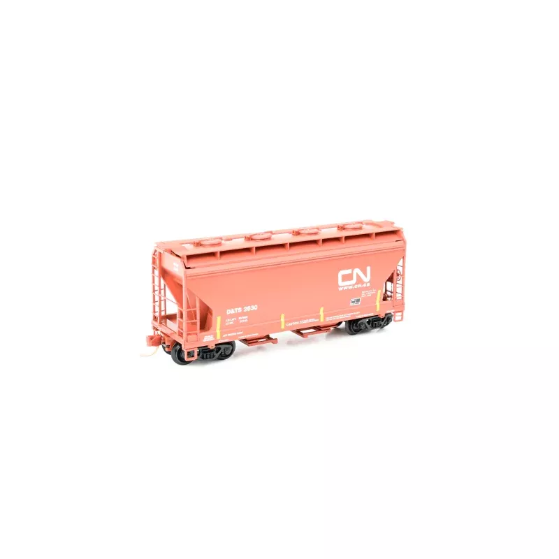 Micro Trains N Gauge 09200220 2 Bay ACF Centre Flow Covered Hopper Canadian National No.2630 - Boxed