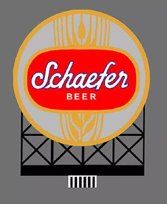 Miller Engineering 441302 HO/N Scale Schaefer Beer Billboard