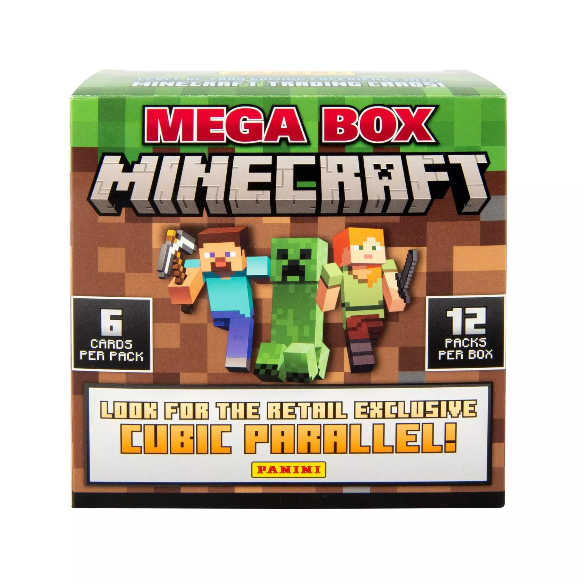 Minecraft 2024 Panini Mega Box | 12 Packs