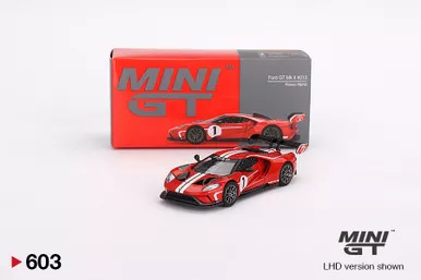 Mini GT #MGT00603 1/64 Ford GT MK II #013 Rosso Alpha