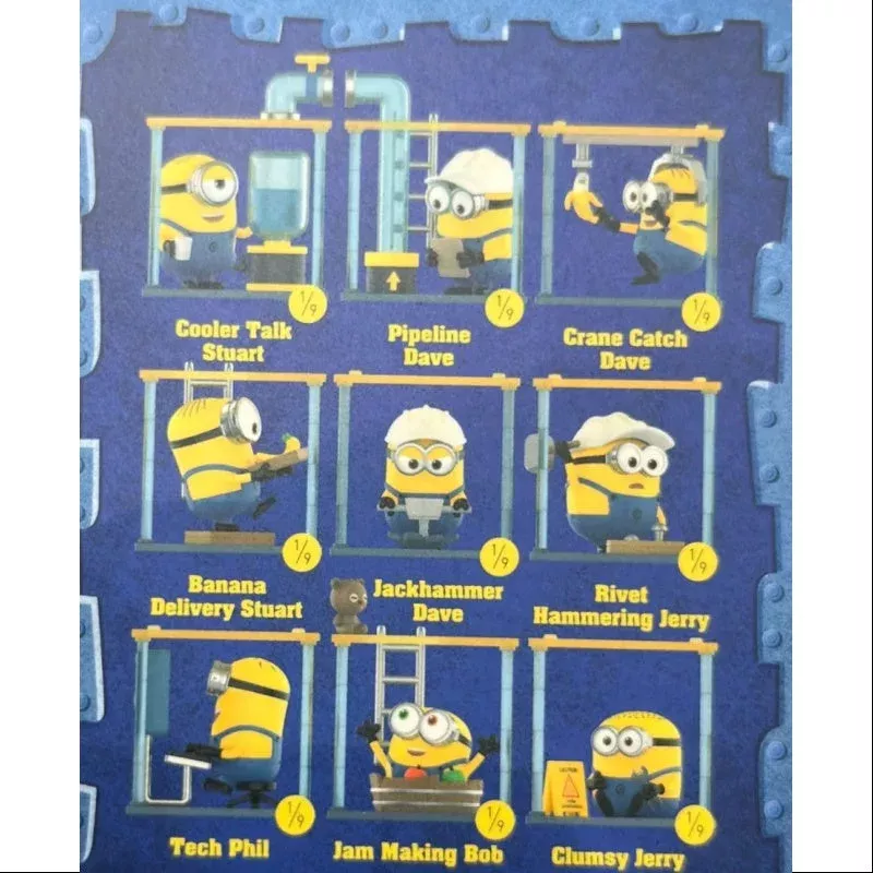 Minions At Work Series Whole Set Opened