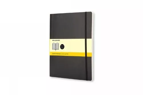 Moleskine Soft Extra Large Squared Notebook Black