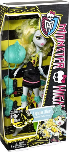 Monster High Skultimate Roller Maze Lagoona Blue Doll 2012 Mattel X3673