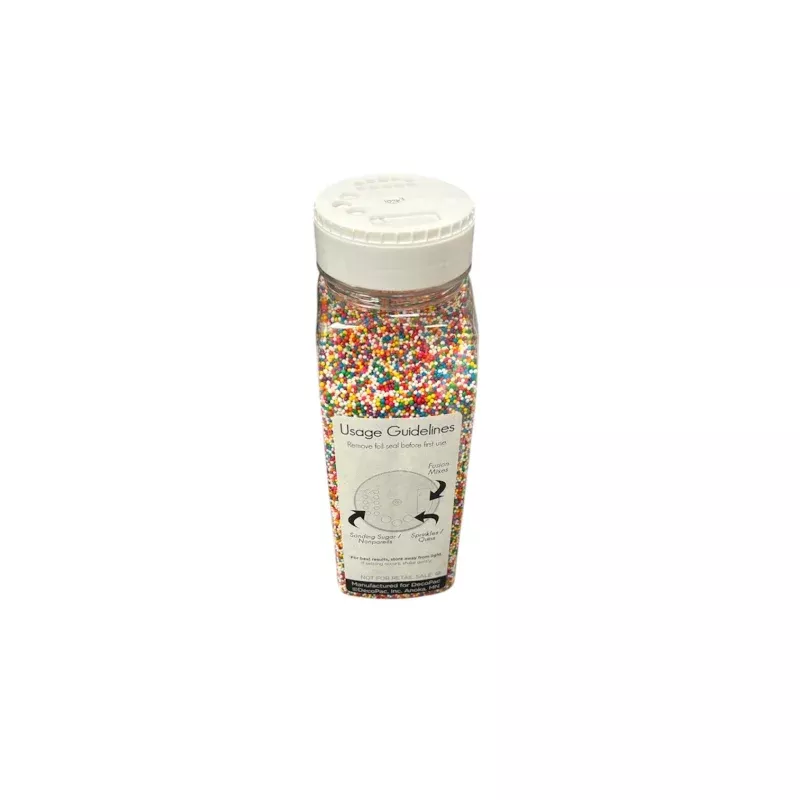 Multicolored NonPareil Sprinkles Bulk 30oz