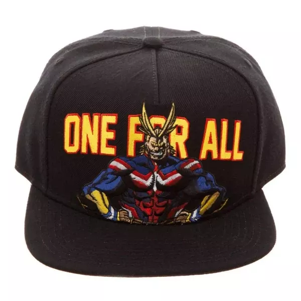 My Hero Academia One For All Black Adjustable Hat