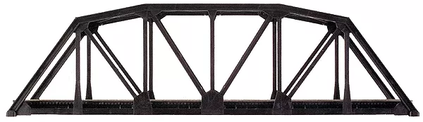 N Scale Through Truss Bridge Kit w/Code 55 Rail -- Silver