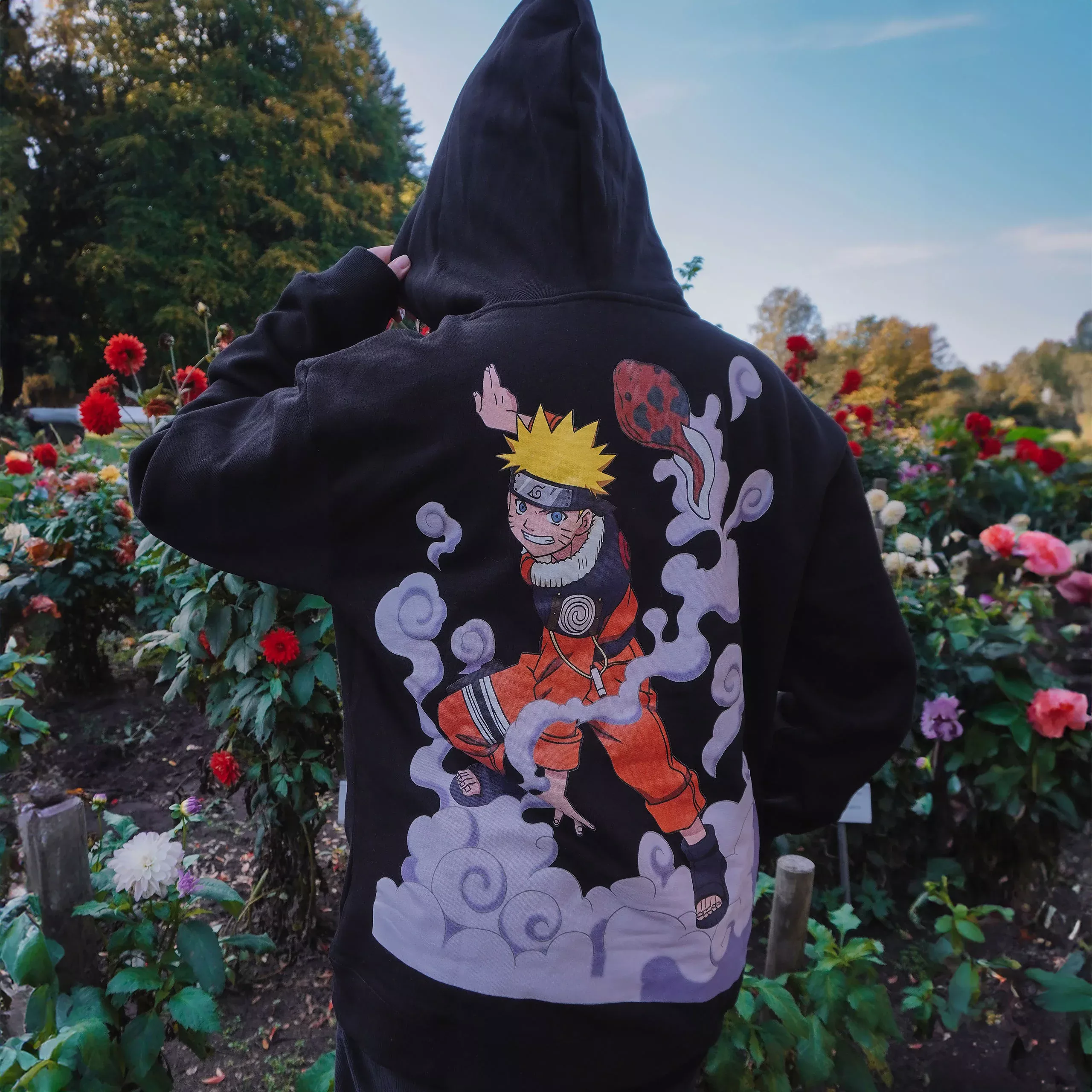 Naruto Oversize Hoodie Black