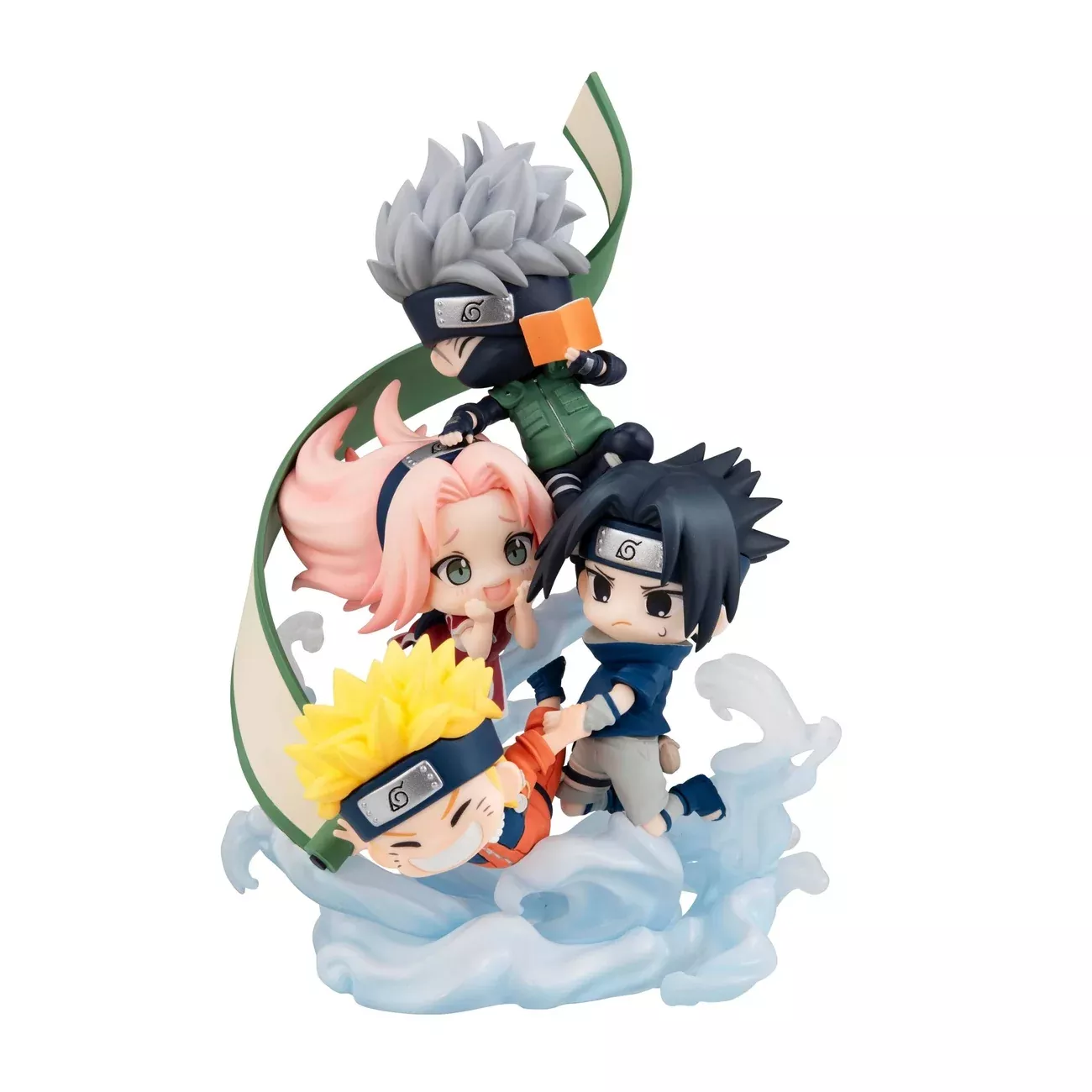 Naruto Shippuden FigUnity PVC Mini Statue Gather here, Team 7 13 cm