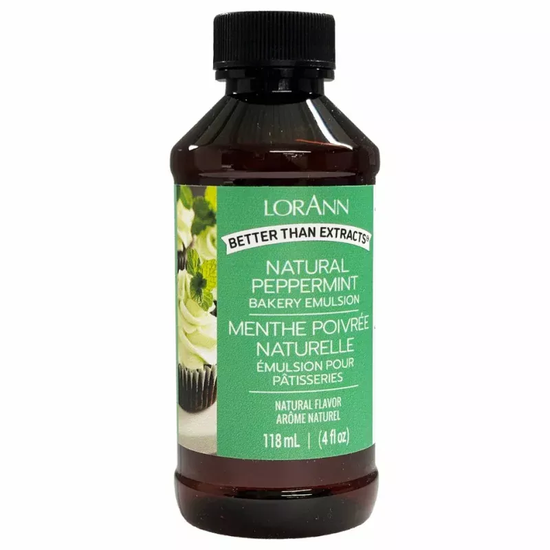 Natural Peppermint Bakery Emulsion - 4 oz. LorAnn