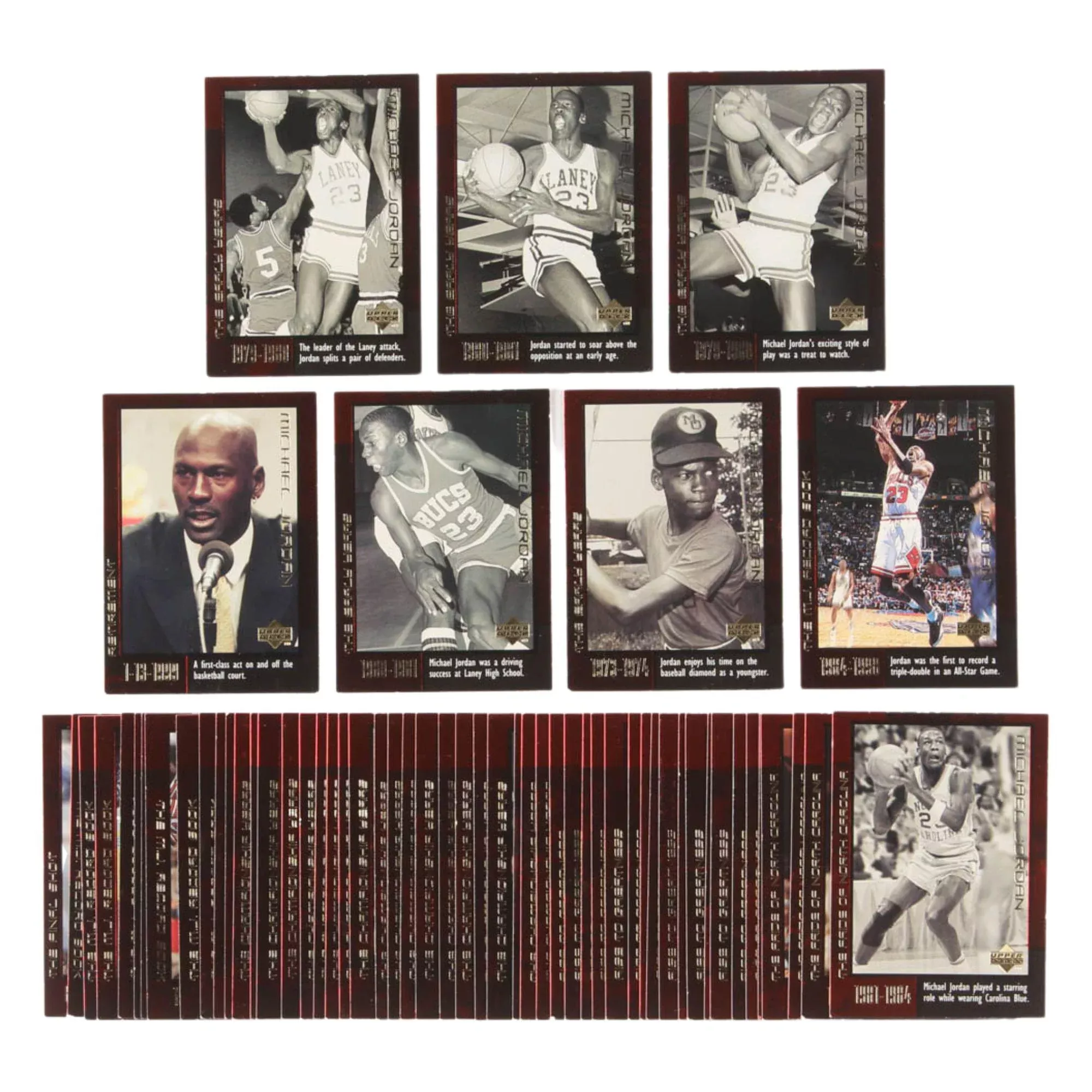 NBA 1999 Upper Deck Michael Jordan Career 60 Card Set