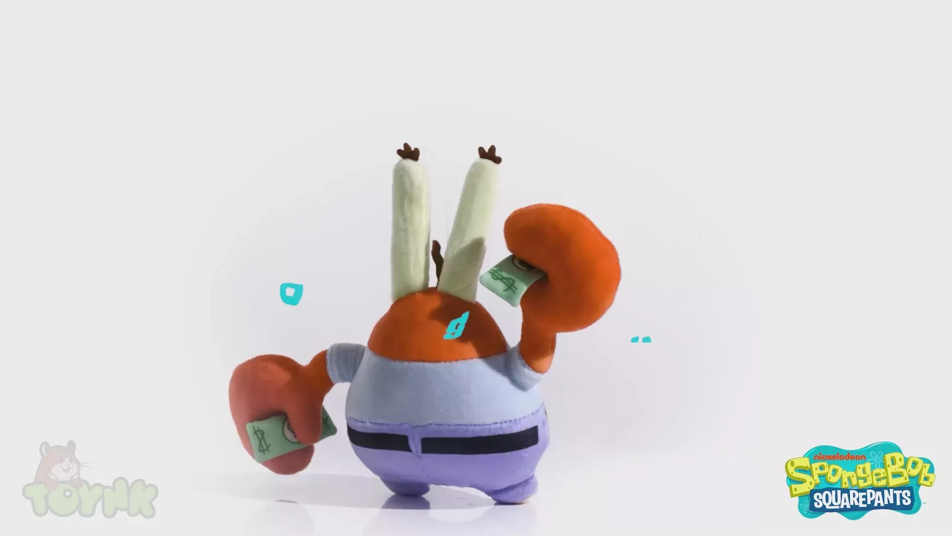 Nickelodeon SpongeBob SquarePants Mr. Krabs Holding Money 10-Inch Plush