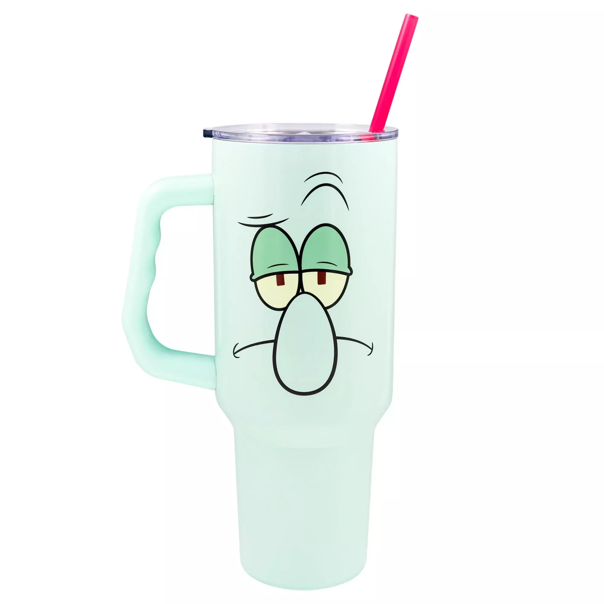 Nickelodeon SpongeBob SquarePants Squidward 40-Ounce Stainless Steel Tumbler