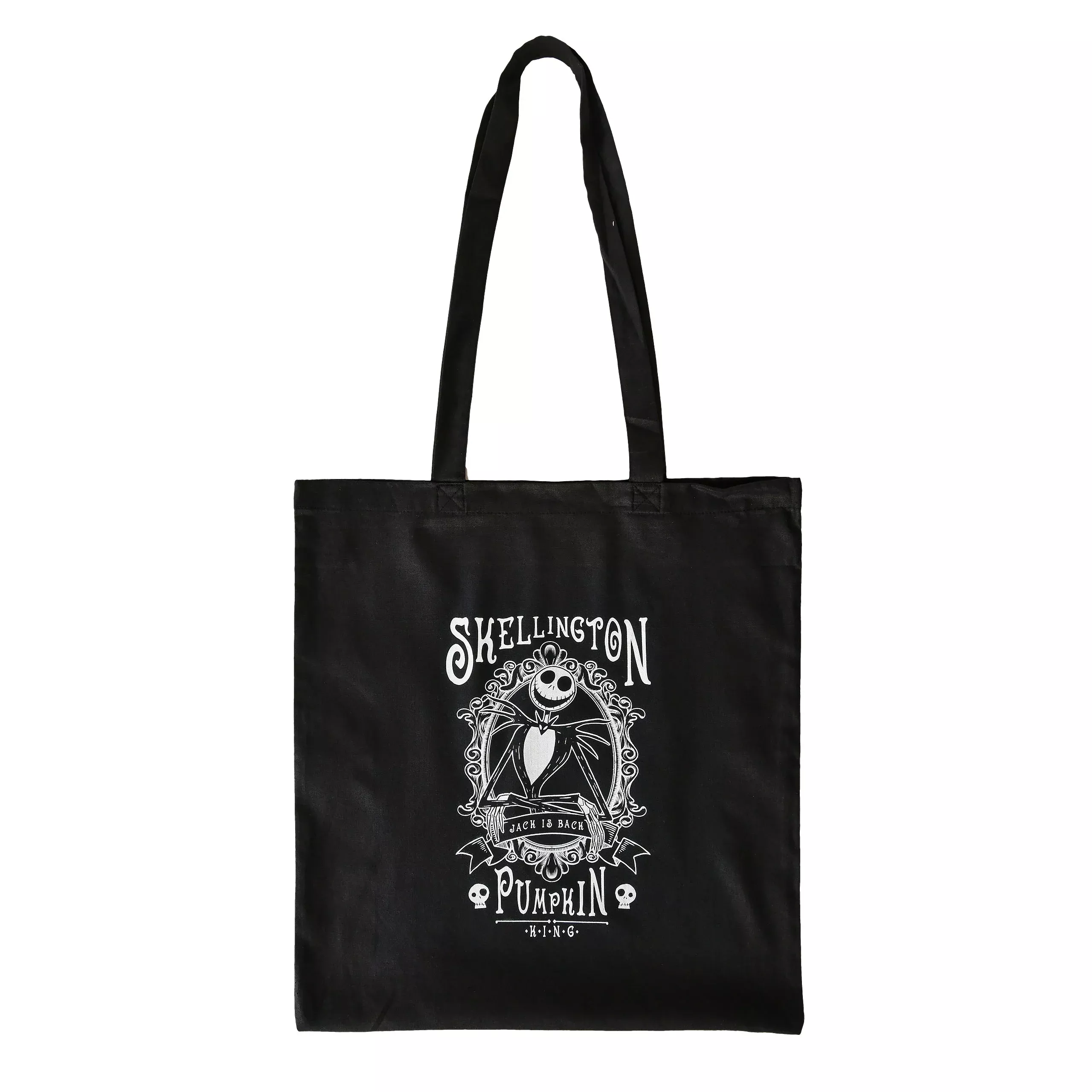 Nightmare Before Christmas - Skellington Pumpkin Jute Bag Black