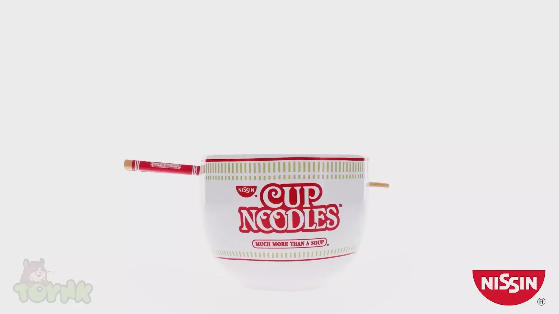 Nissin Cup Noodles 20-Ounce Ramen Bowl and Chopstick Set
