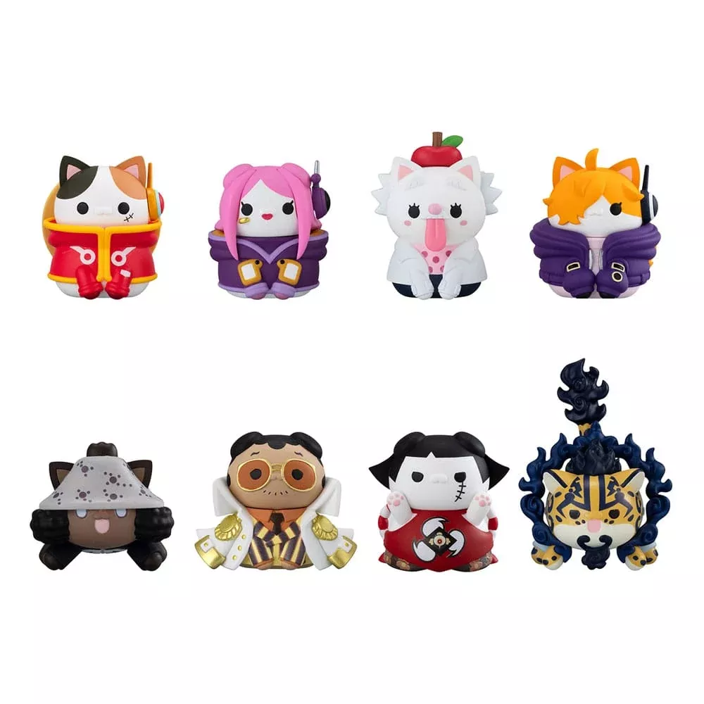 One Piece Mega Cat Project Trading Figure Egghead NyanPieceNyan! 3cm Assortment (8)