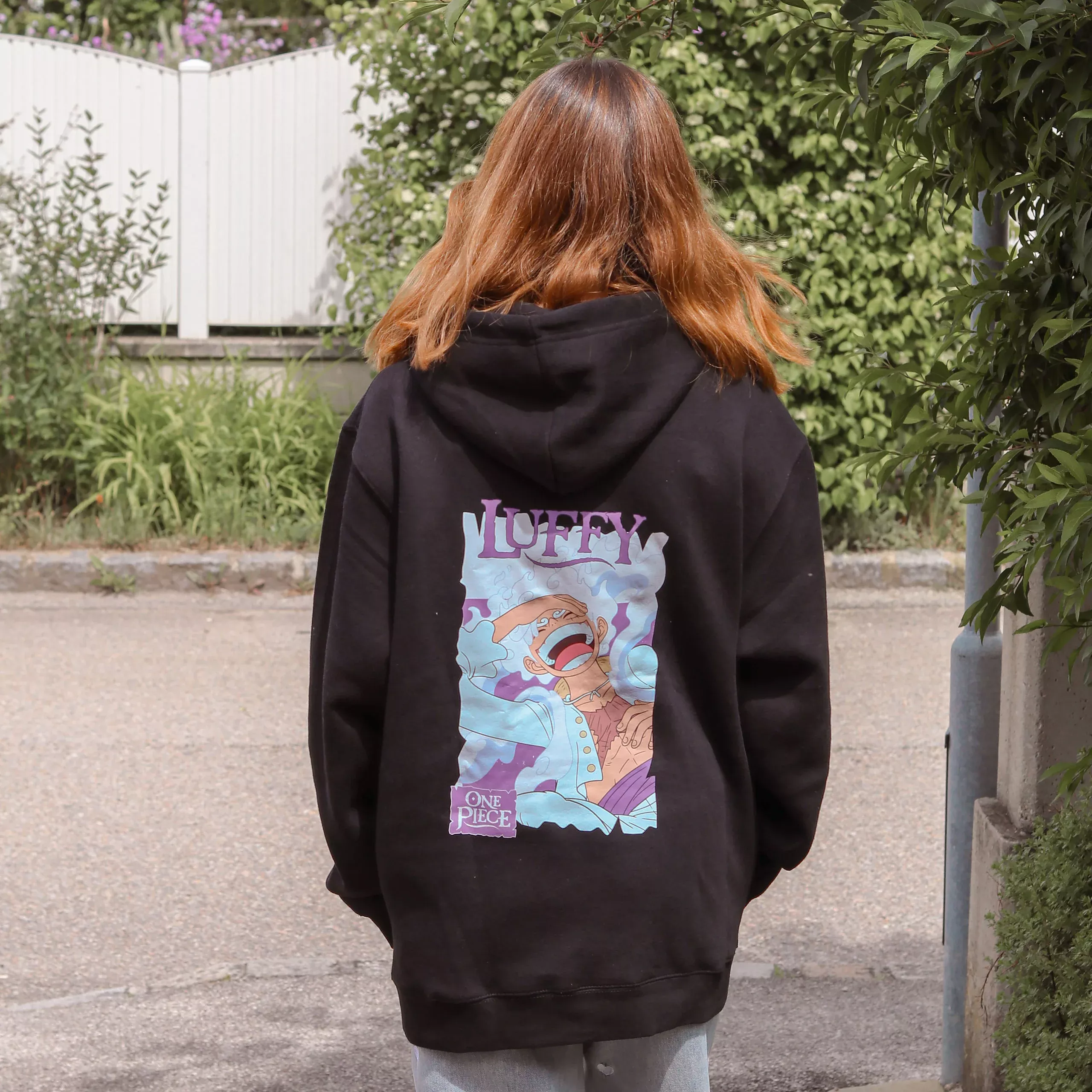 One Piece - Monkey D. Luffy Gear 5 Hoodie Black