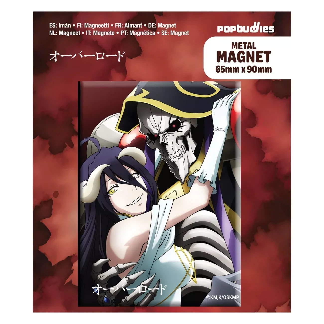 Overlord - Albedo and Ainz Magnet