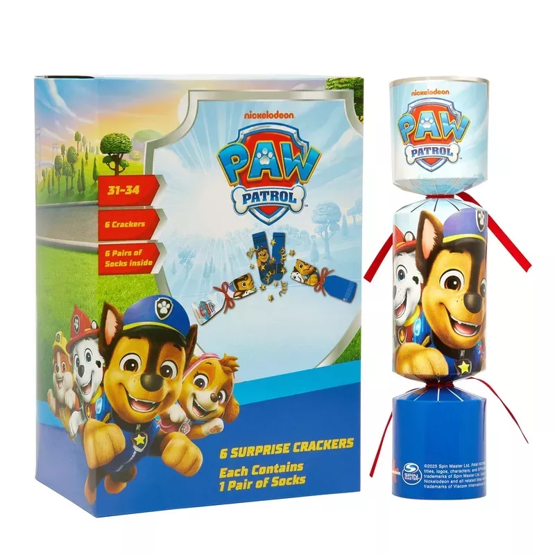 PAW Patrol Christmas Cracker Socks – Pack of 6