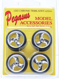 Pegasus #1202 "Tri-Blades"ChromeRims