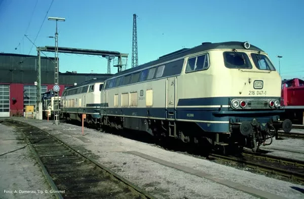 Piko 52409 HO Scale 1/87 ~BR 216 Diesel DB IV Beige/Blue