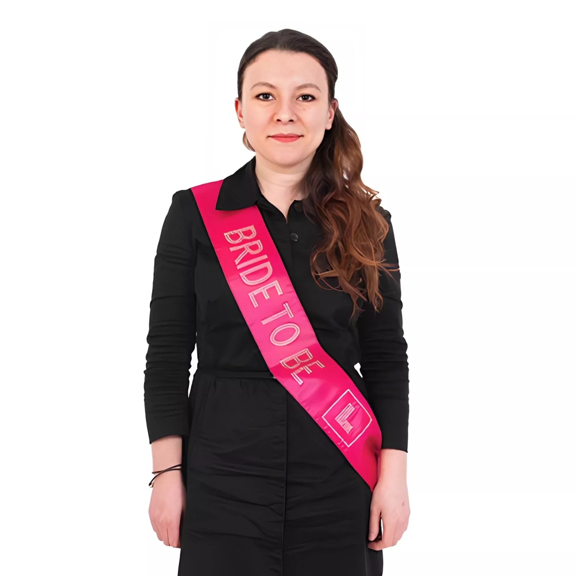 Pink Bride To Be Diamante Sash
