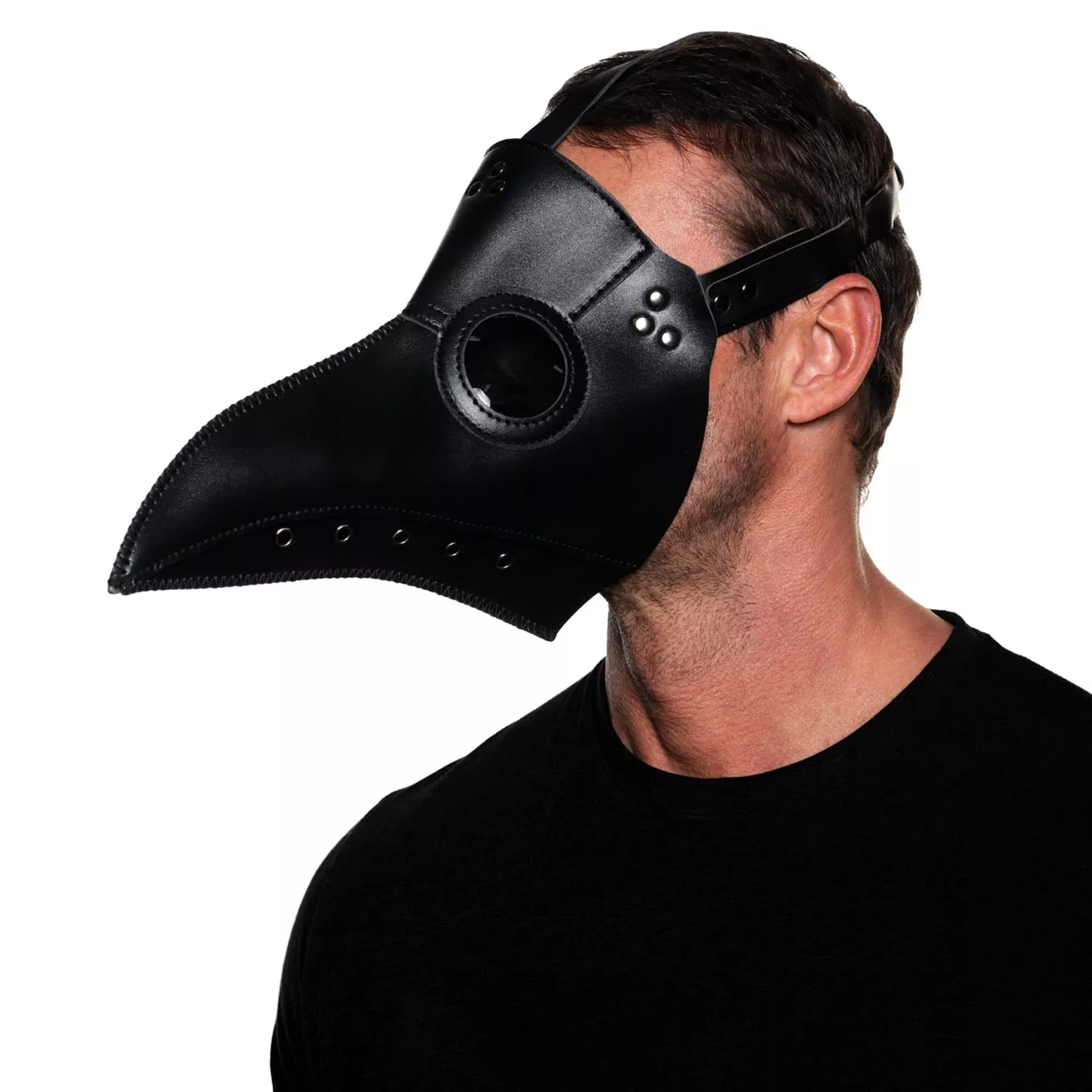Plague Doctor Faux Leather Adult Costume Mask