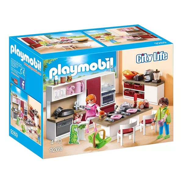 Playmobil City Life Kitchen Building Set 9269