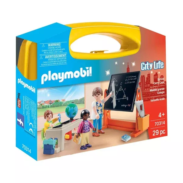 Playmobil City Life School Carry Case Building Set 70314